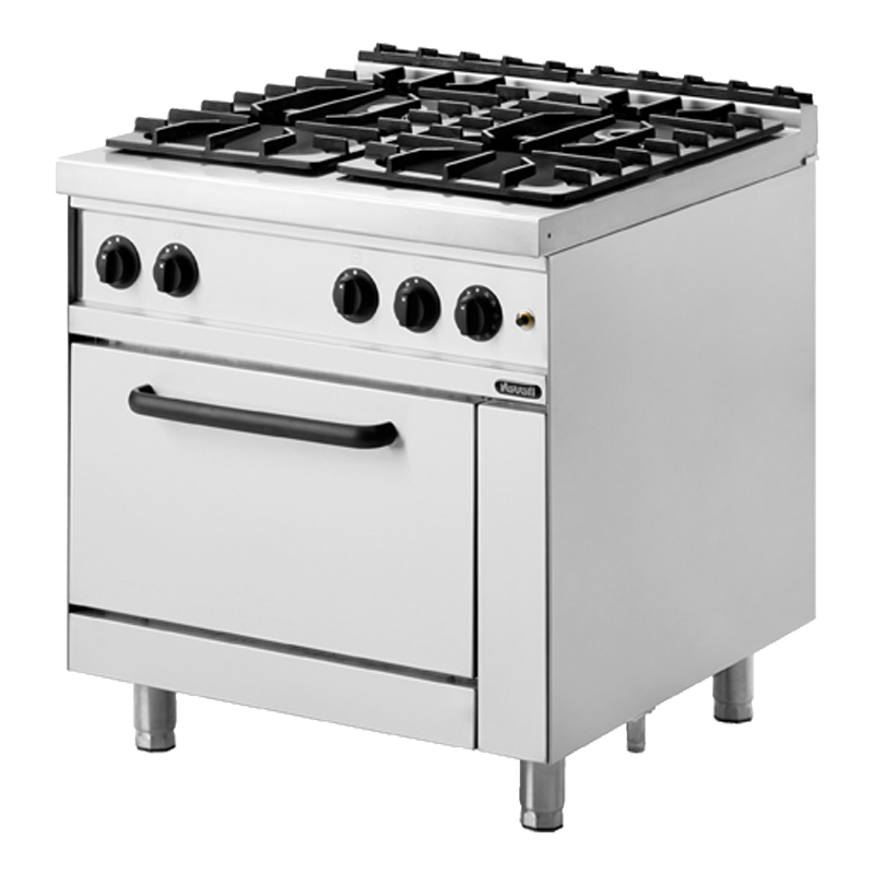 Nayati NGR 8-90 4F GR Gas 04 Open Burners With Electric Oven 48 Kw