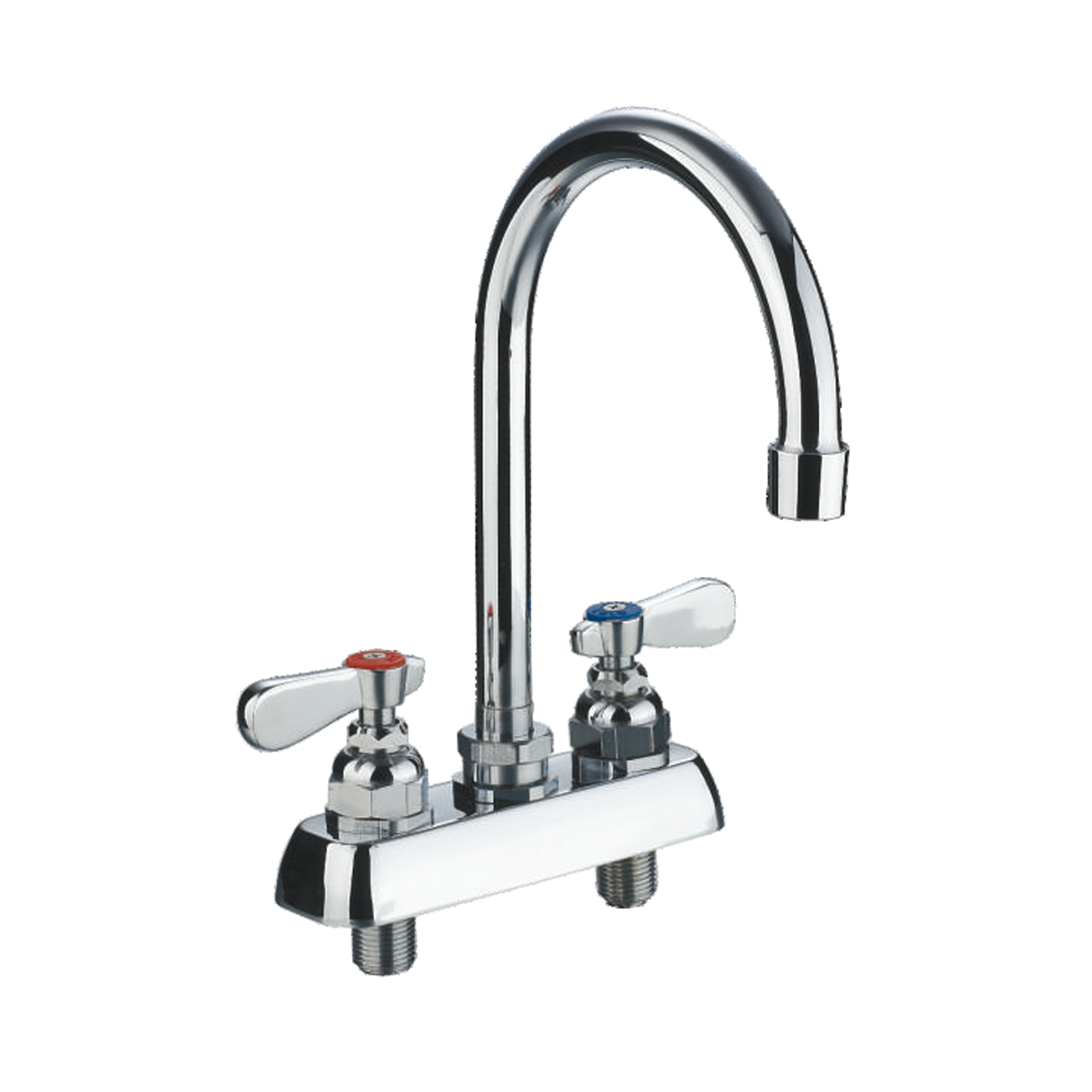Top-rinse 9800-P3 Double workboard faucet